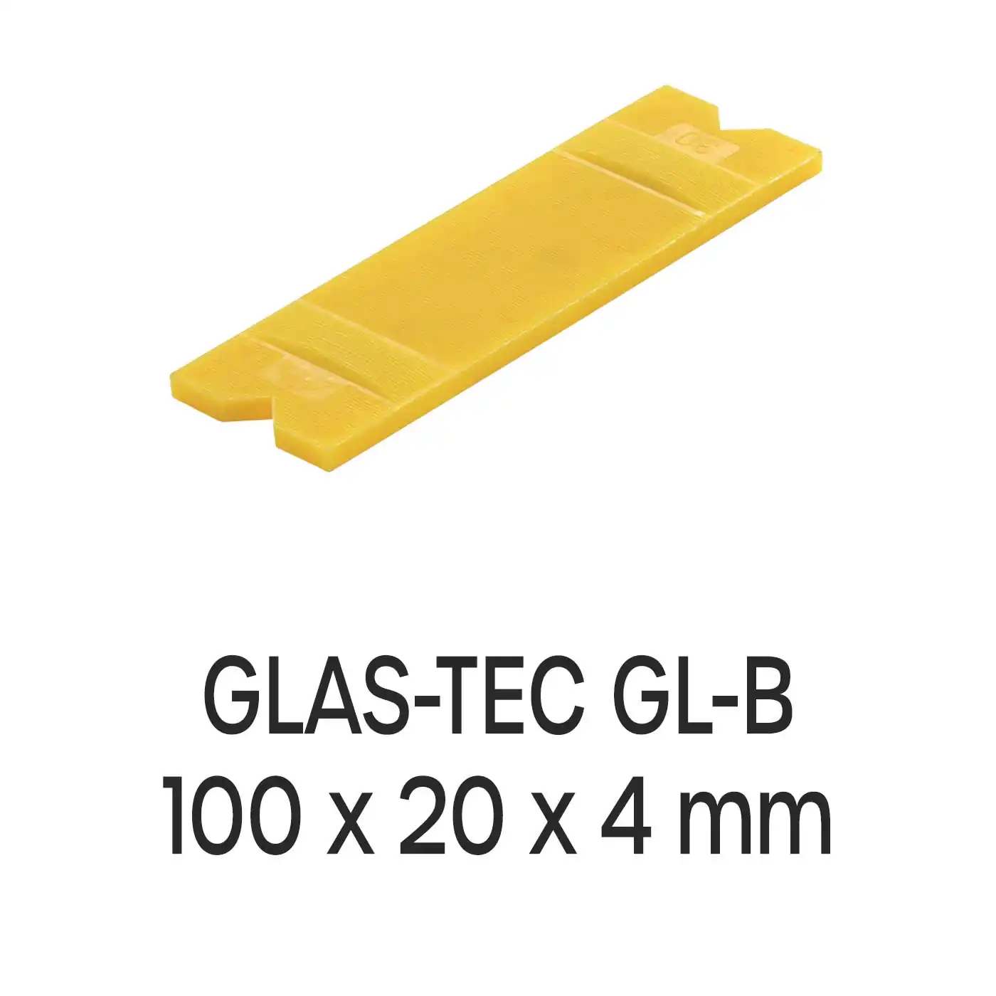 Roto GLAS-TEC GL-B 100 x 20 x 4 mm Verglasungsklötze 1000 Stück