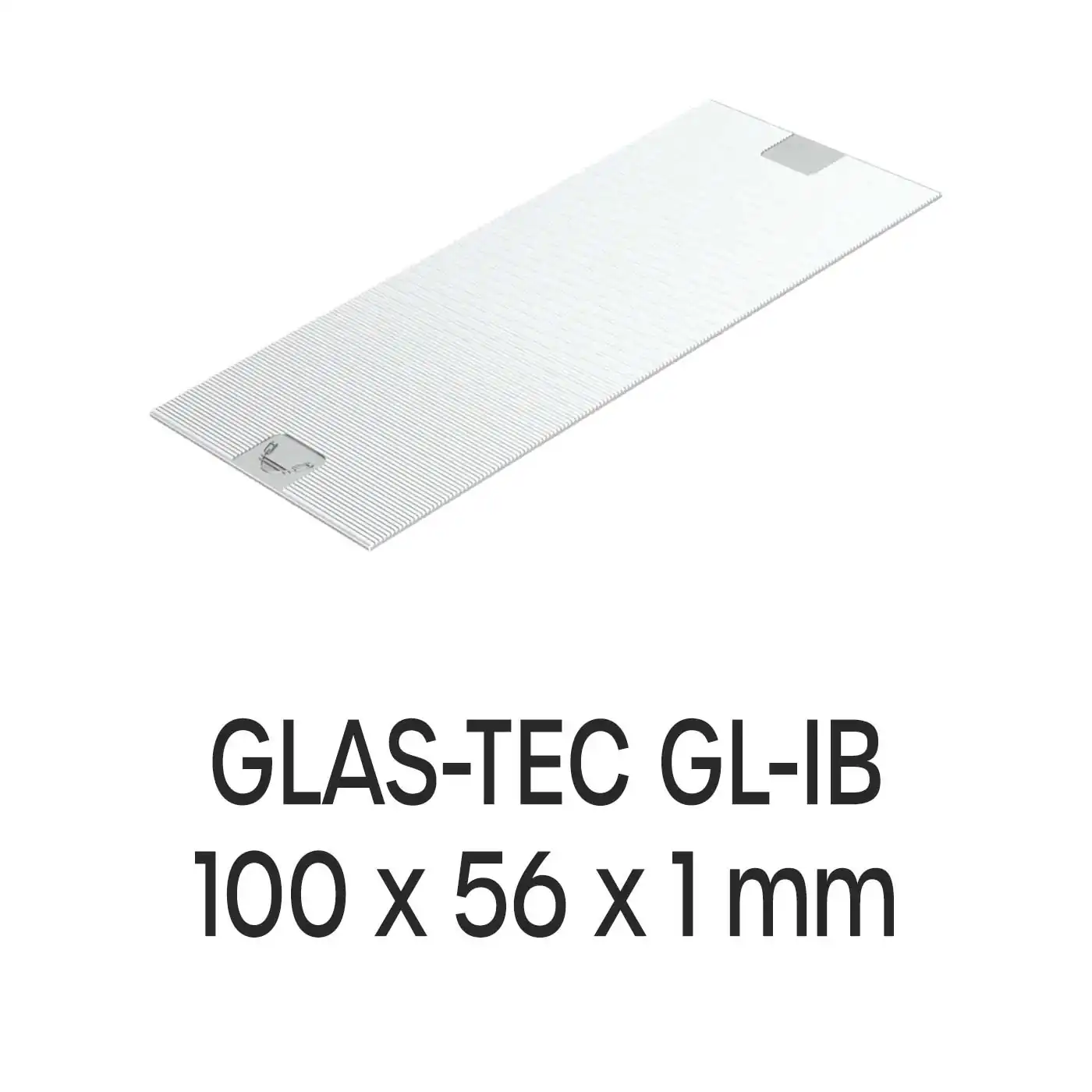Roto Verglasungsklotz GLAS-TEC GL-IB, 100 x 56 x 1 mm, schwarz, 500 Stück