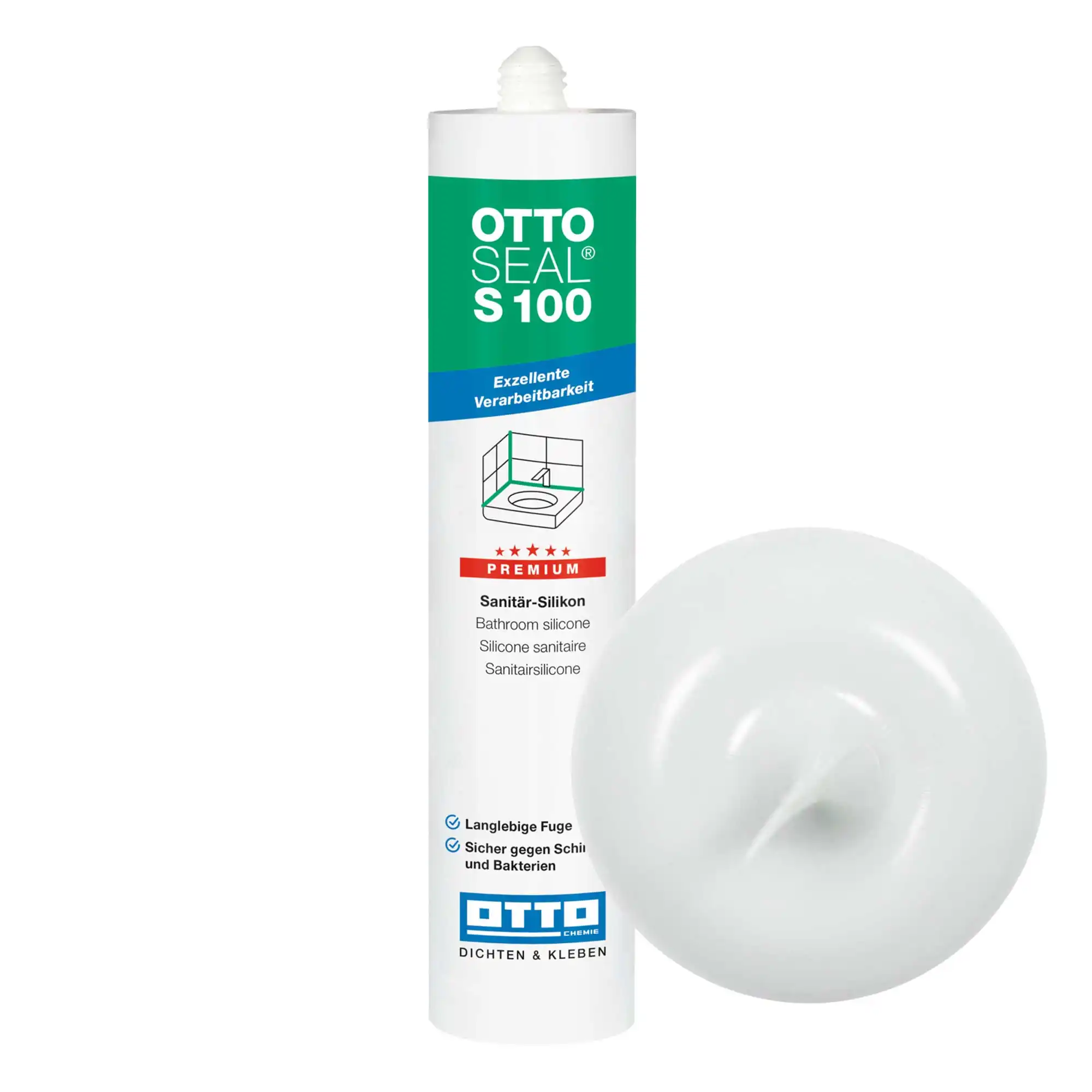 Ottoseal S 100 Sanitär-Silikon Nebel C230