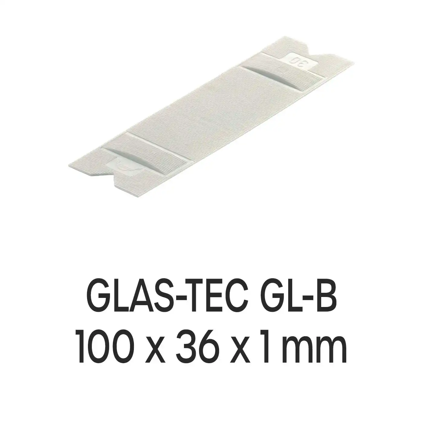 Roto GLAS-TEC GL-B 100 x 36 x 1 mm Verglasungsklötze 500 Stück