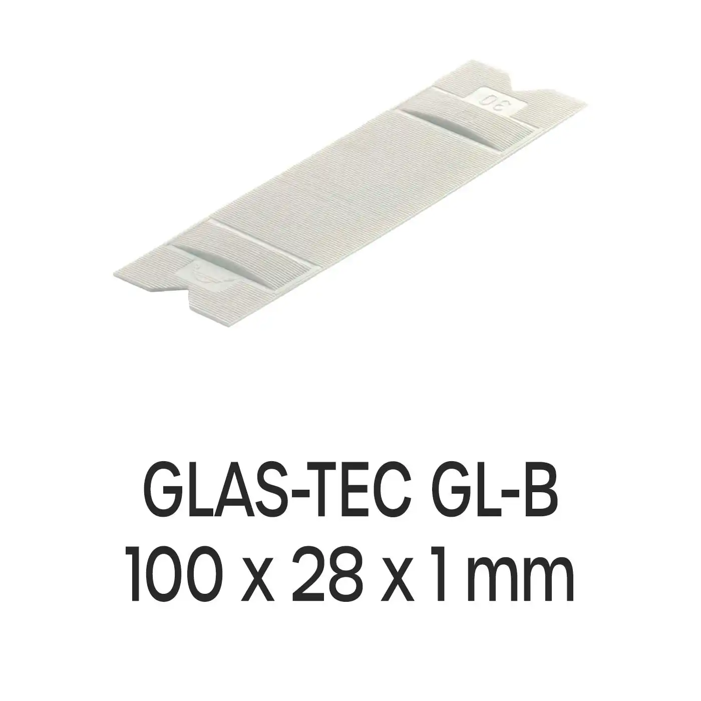 Roto GLAS-TEC GL-B 100 x 28 x 1 mm Verglasungsklötze 1000 Stück