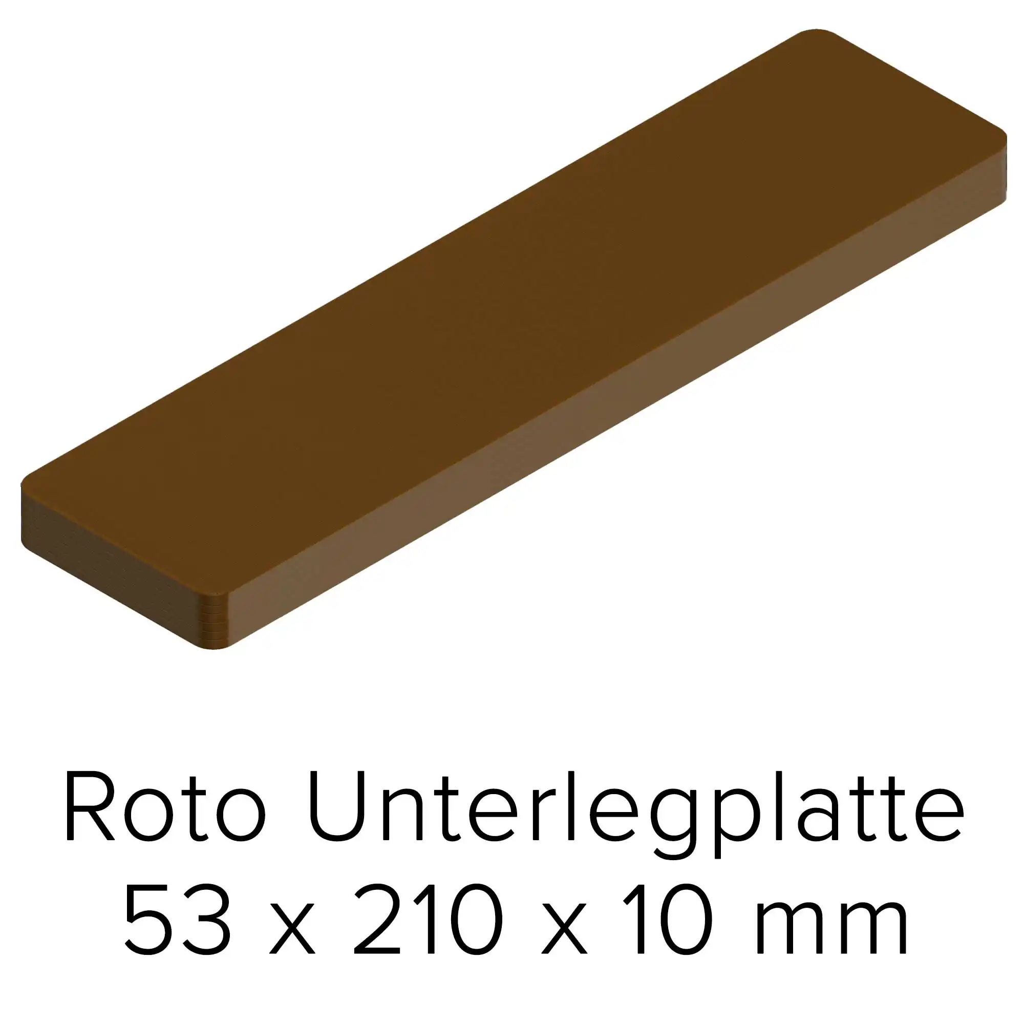 Roto Unterlegplatte 53 x 210 x 10 mm