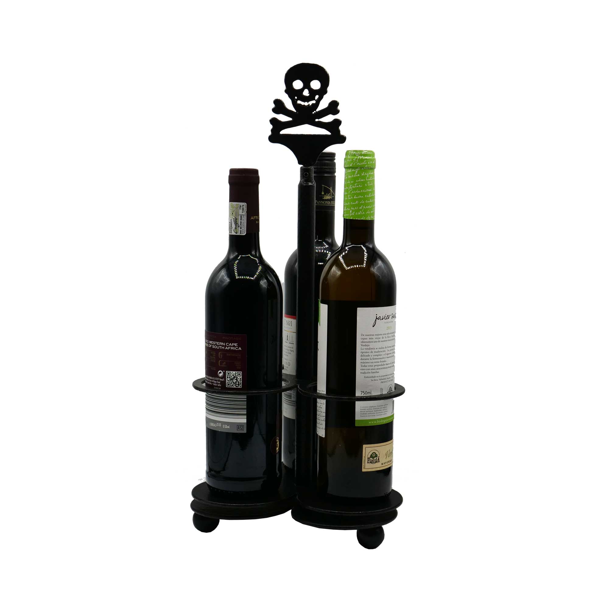 Wine Wizard Skull Totenkopf Flaschenständer The Profiles Range