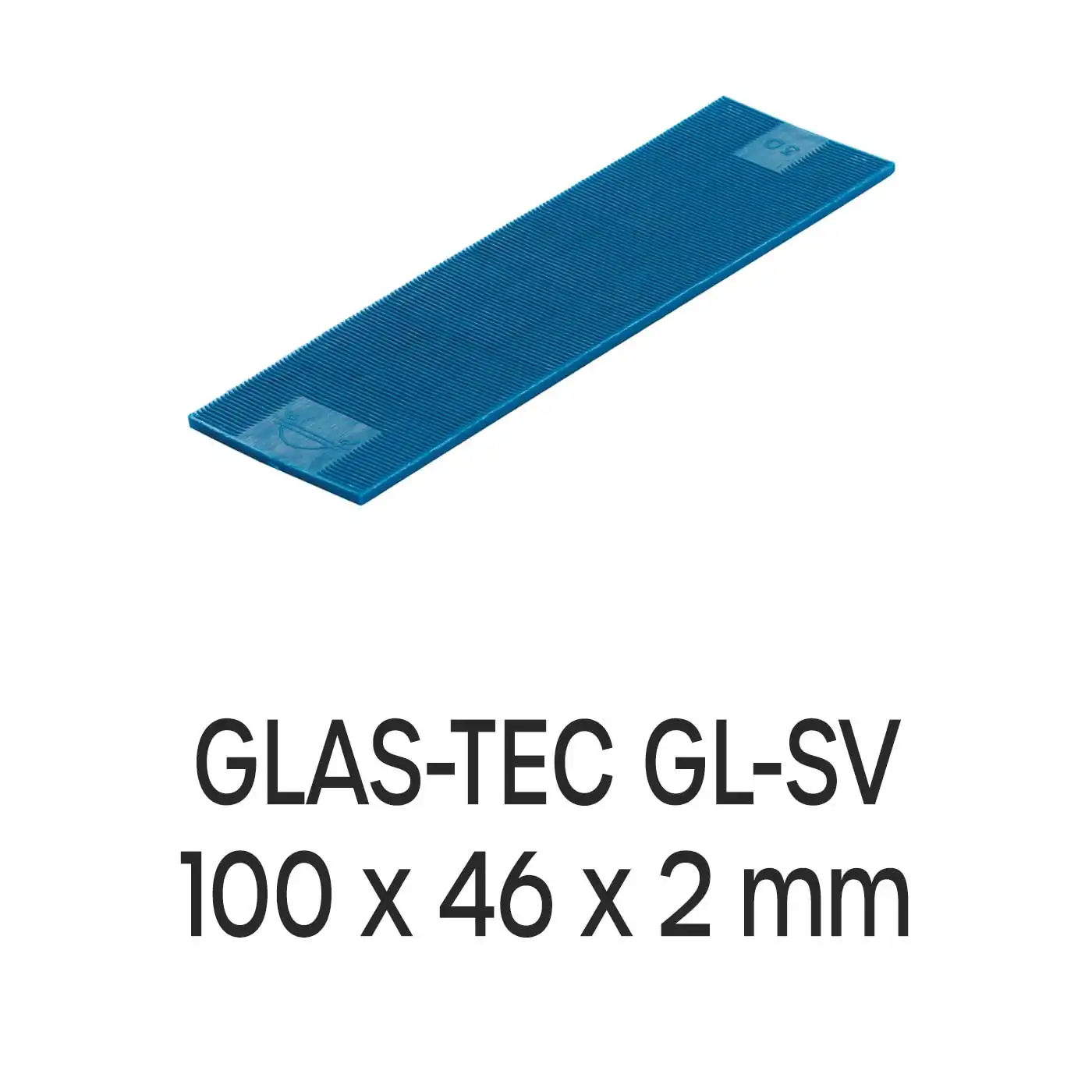 Roto GLAS-TEC GL-SV 100 x 46 x 2 mm Verglasungsklötze 500 Stück