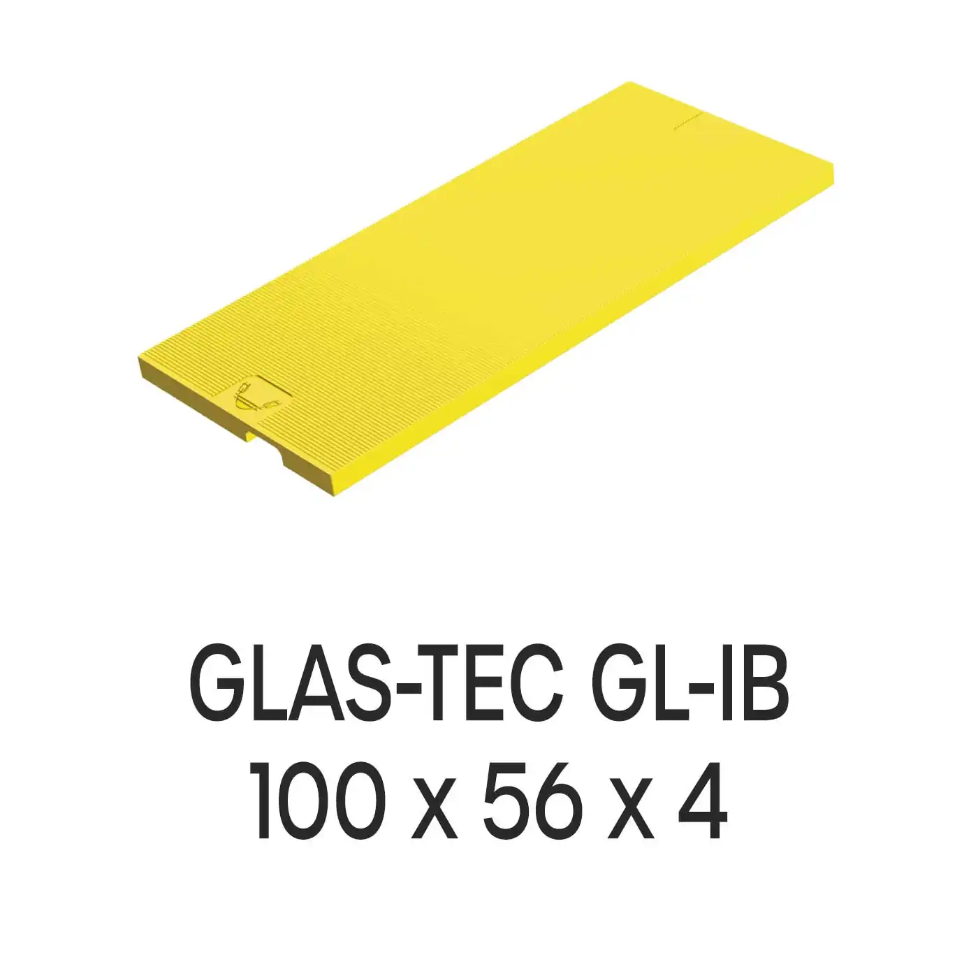 Roto Verglasungsklotz GLAS-TEC GL-IB, 100 x 56 x 4 mm, schwarz, 500 Stück