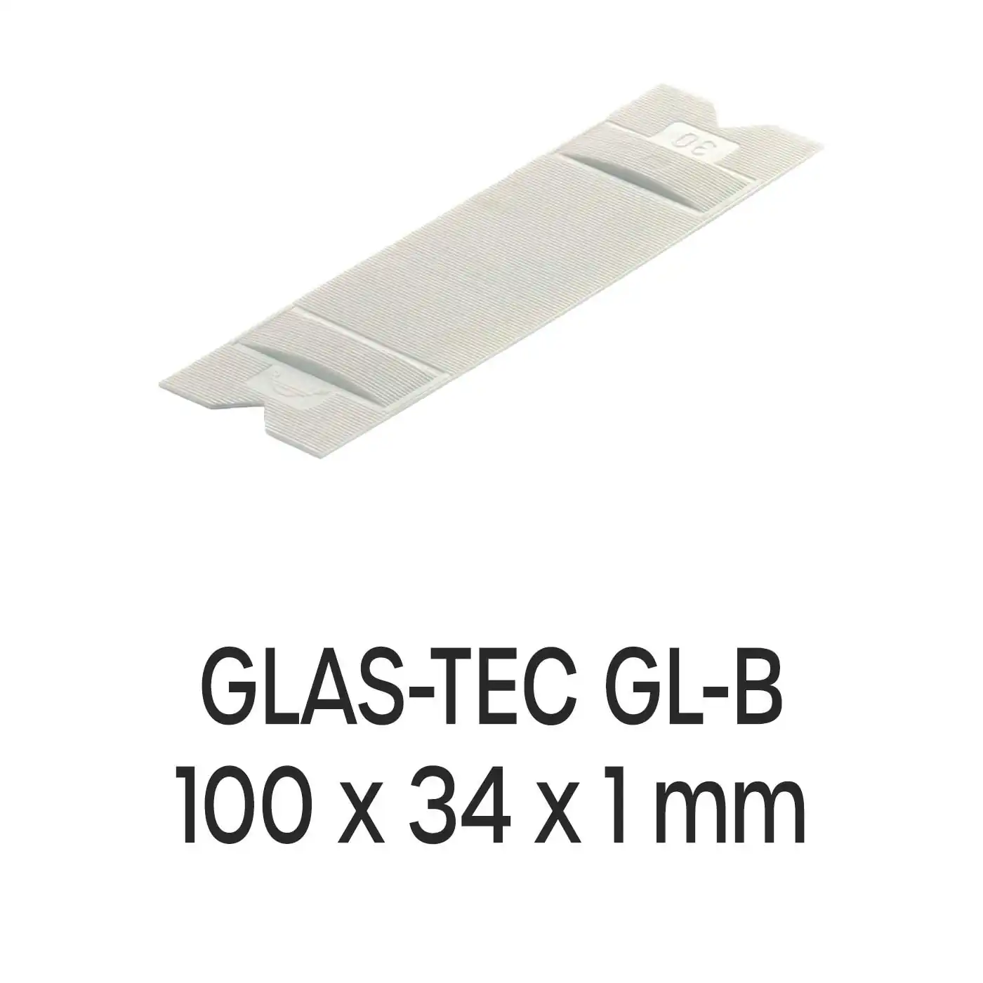 Roto GLAS-TEC GL-B 100 x 34 x 1 mm Verglasungsklötze 500 Stück