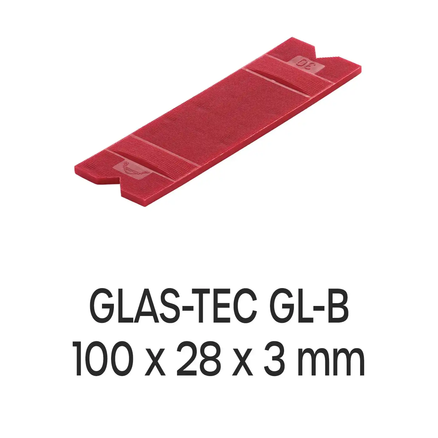 Roto GLAS-TEC GL-B 100 x 28 x 3 mm Verglasungsklötze 1000 Stück