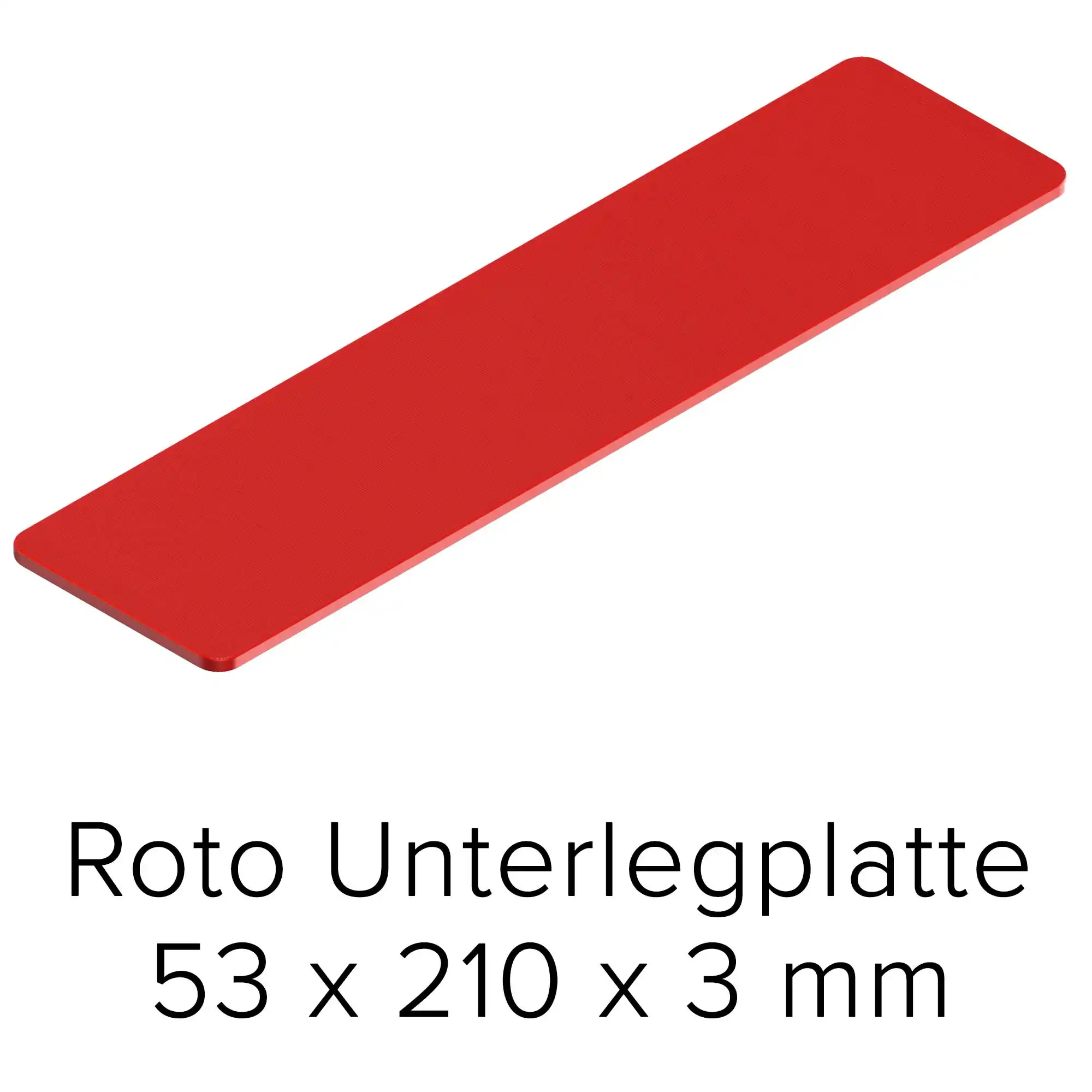 Roto Unterlegplatte 53 x 210 x 3 mm