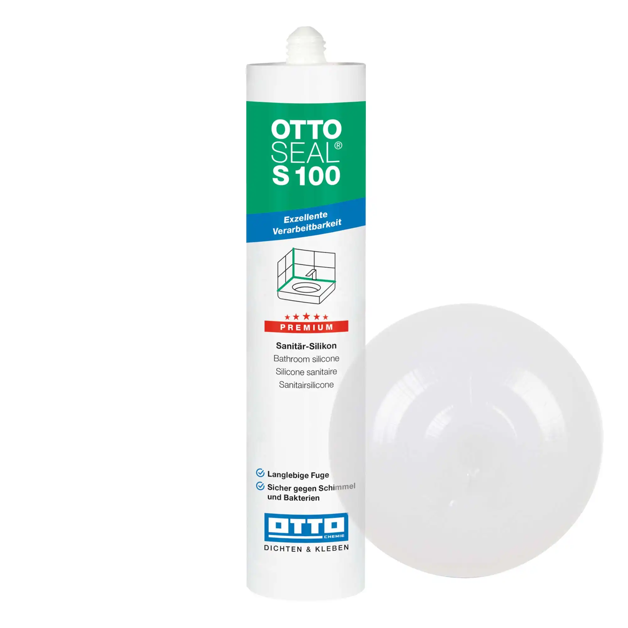 Ottoseal S 100 Sanitär-Silikon Transparent C00