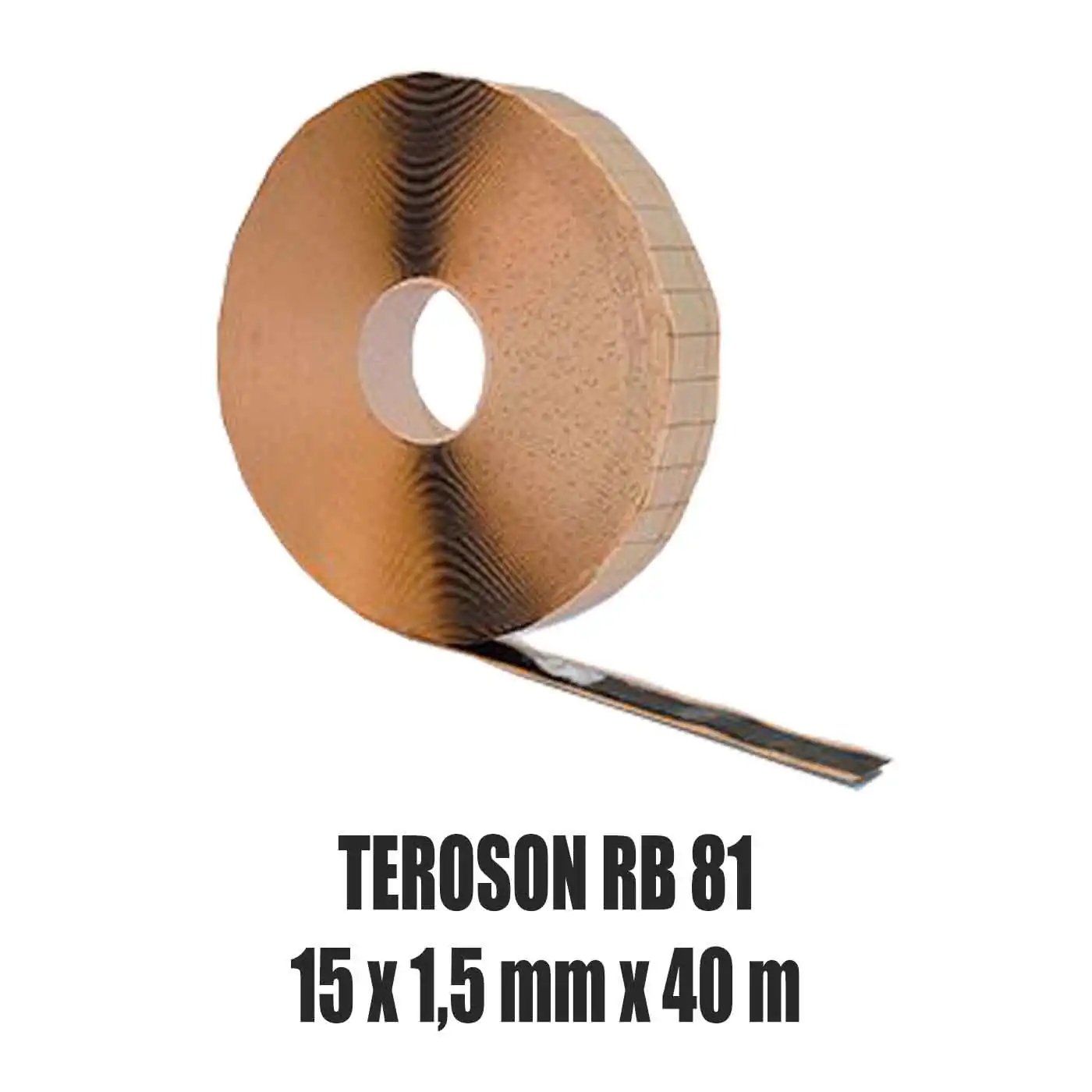 Profiliertes Dichtband TEROSON RB 81 15 x 1,5 mm x 40 m