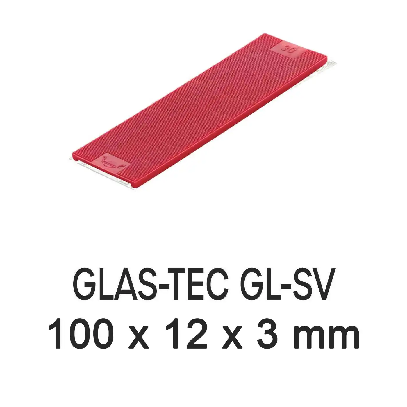 Roto GLAS-TEC GL-SV 100 x 12 x 3 mm Verglasungsklötze 1000 Stück