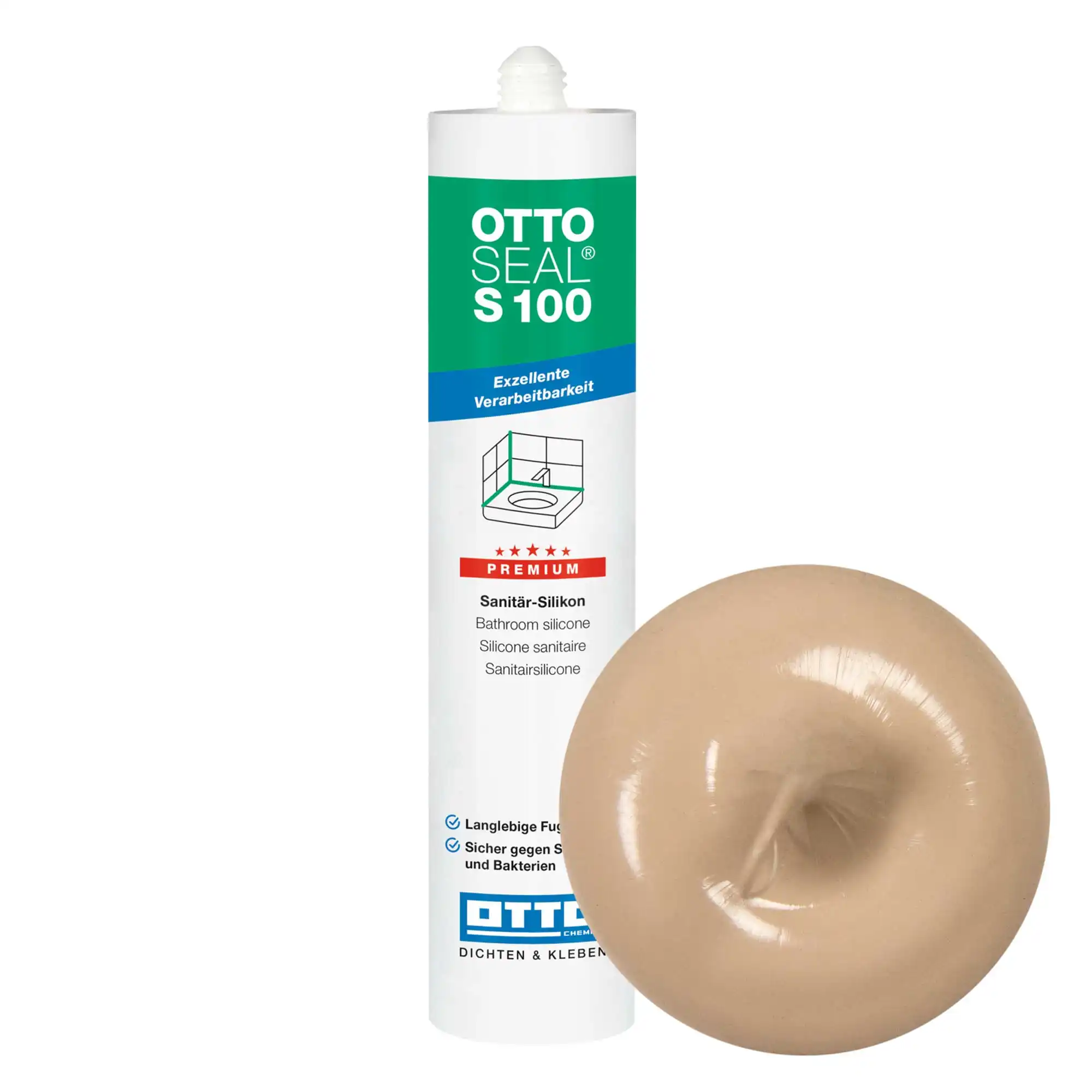 Ottoseal S 100 Sanitär-Silikon Anemone C22