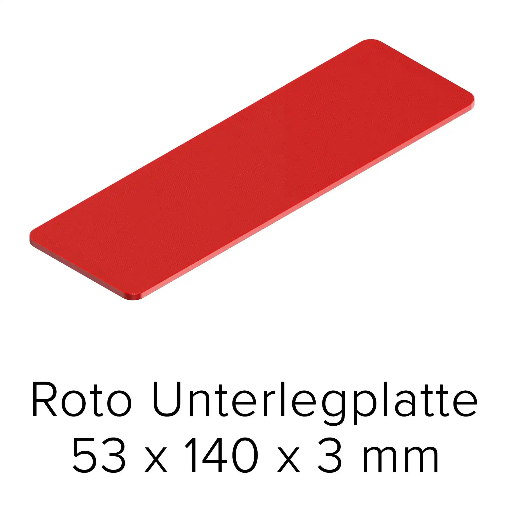 Roto Unterlegplatte 53 x 140 x 3 mm