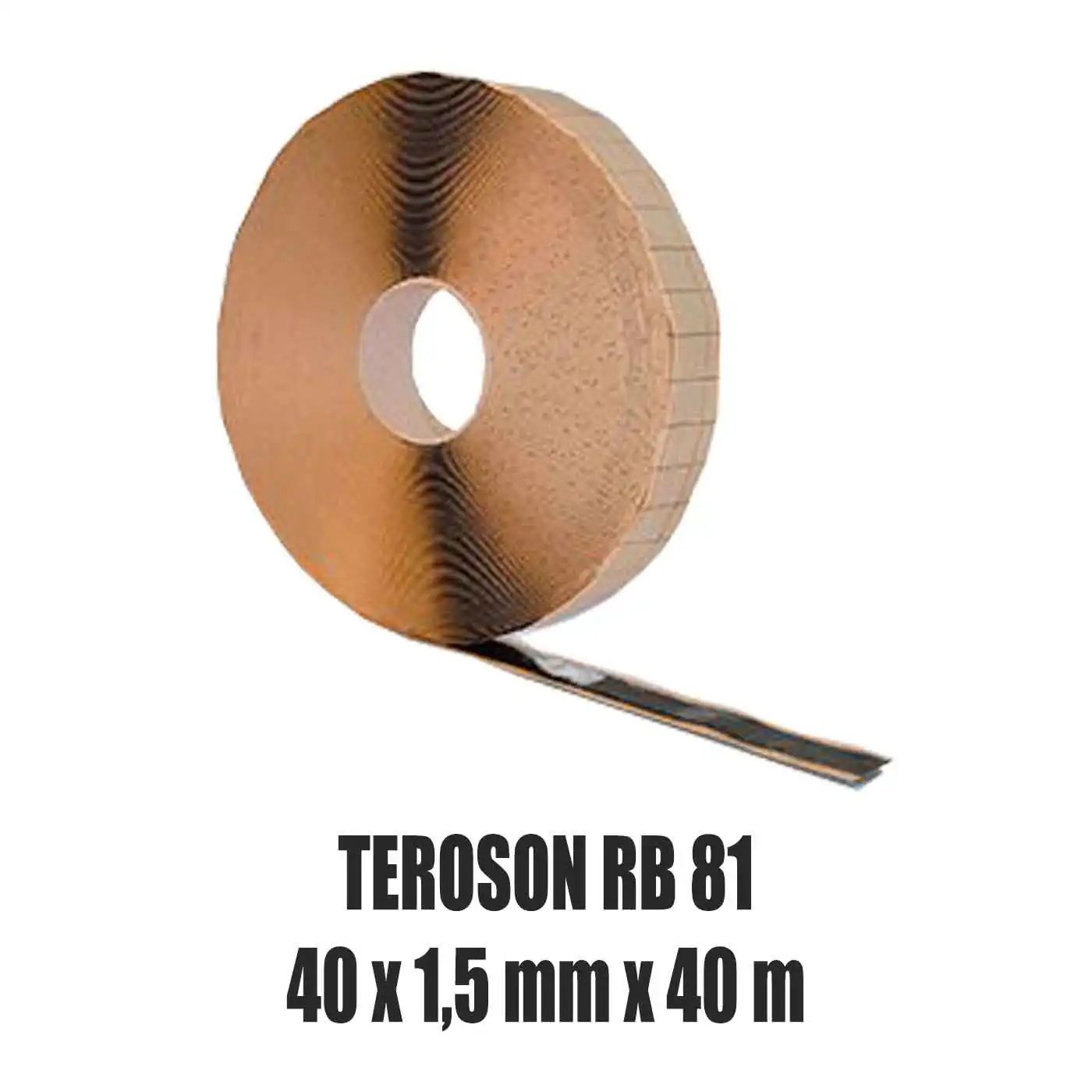 Profiliertes Dichtband TEROSON RB 81 40 x 1,5 mm x 40 m