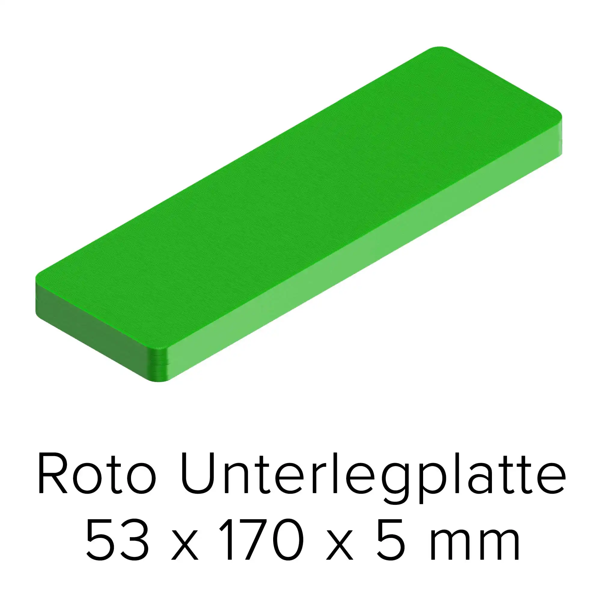 Roto Unterlegplatte 53 x 170 x 5 mm