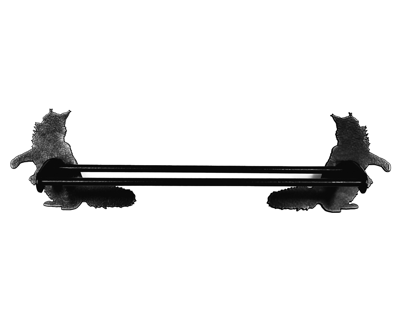 Towel Rail Handtuchstange Katzen Playful Cat Profiles Range
