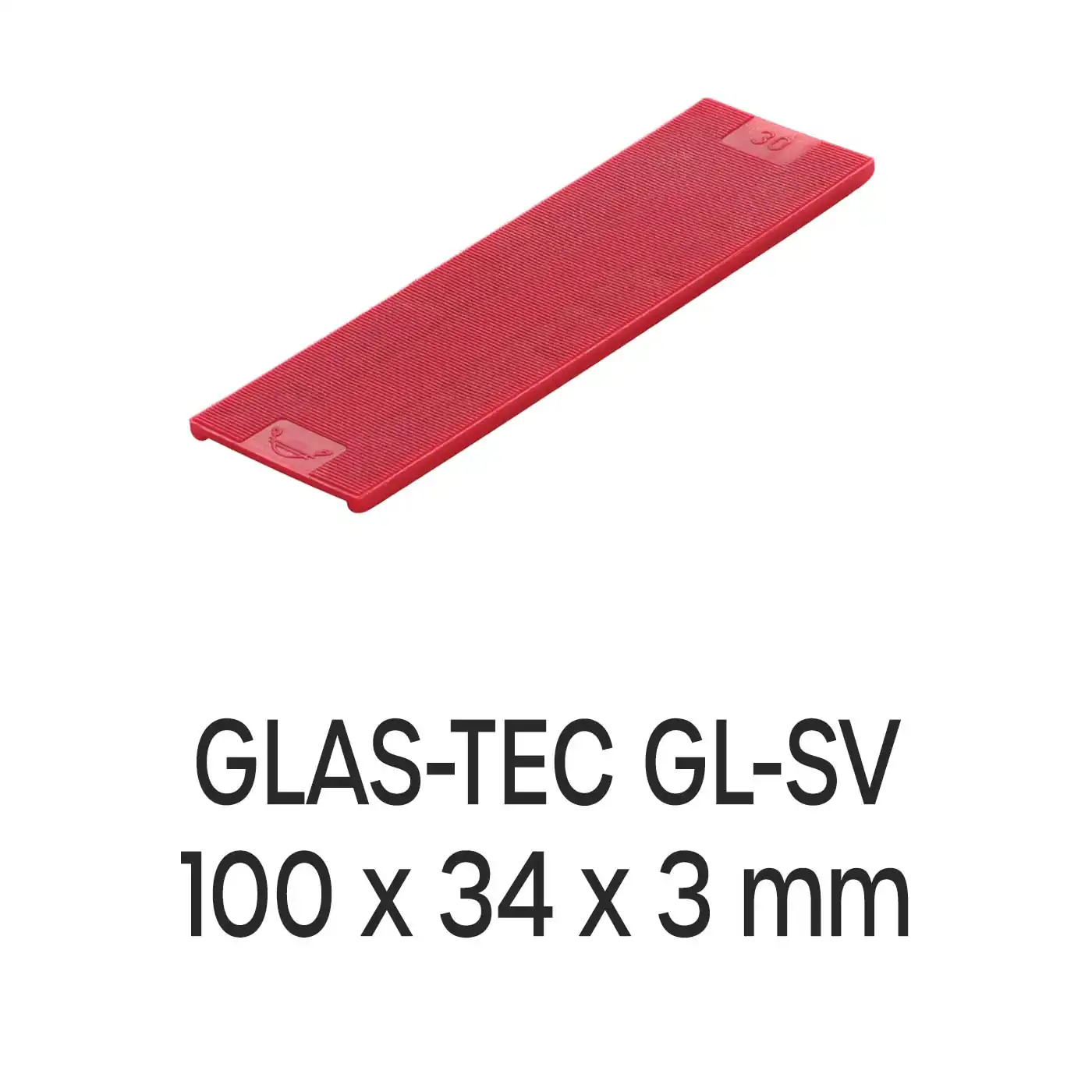 Roto GLAS-TEC GL-SV 100 x 34 x 3 mm Verglasungsklötze 500 Stück
