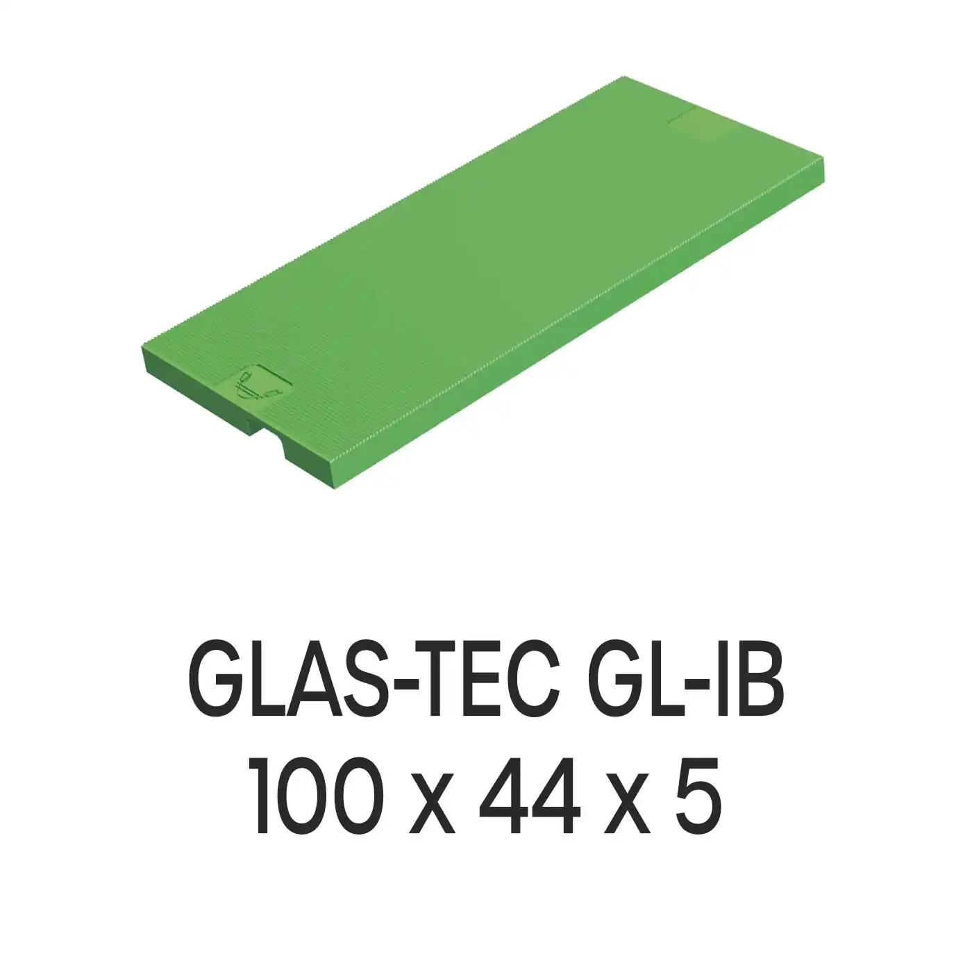 Roto Verglasungsklotz GLAS-TEC GL-IB, 100 x 44 x 5 mm, schwarz, 500 Stück