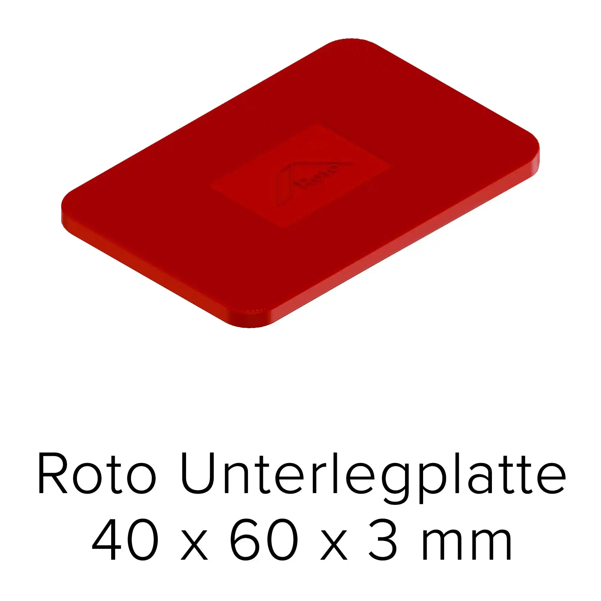 Roto Unterlegplatte 40 x 60 x 3 mm