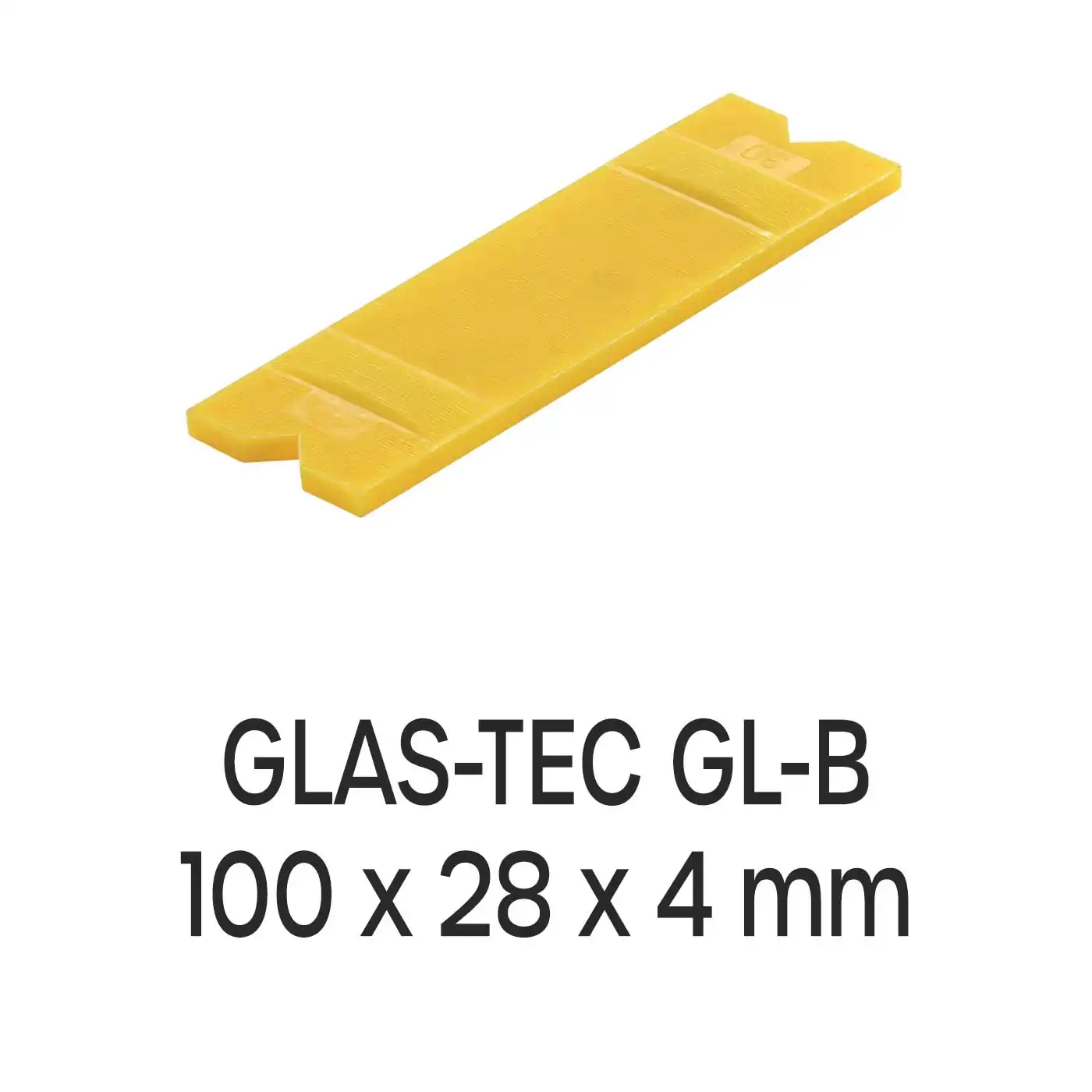 Roto GLAS-TEC GL-B 100 x 28 x 4 mm Verglasungsklötze 1000 Stück
