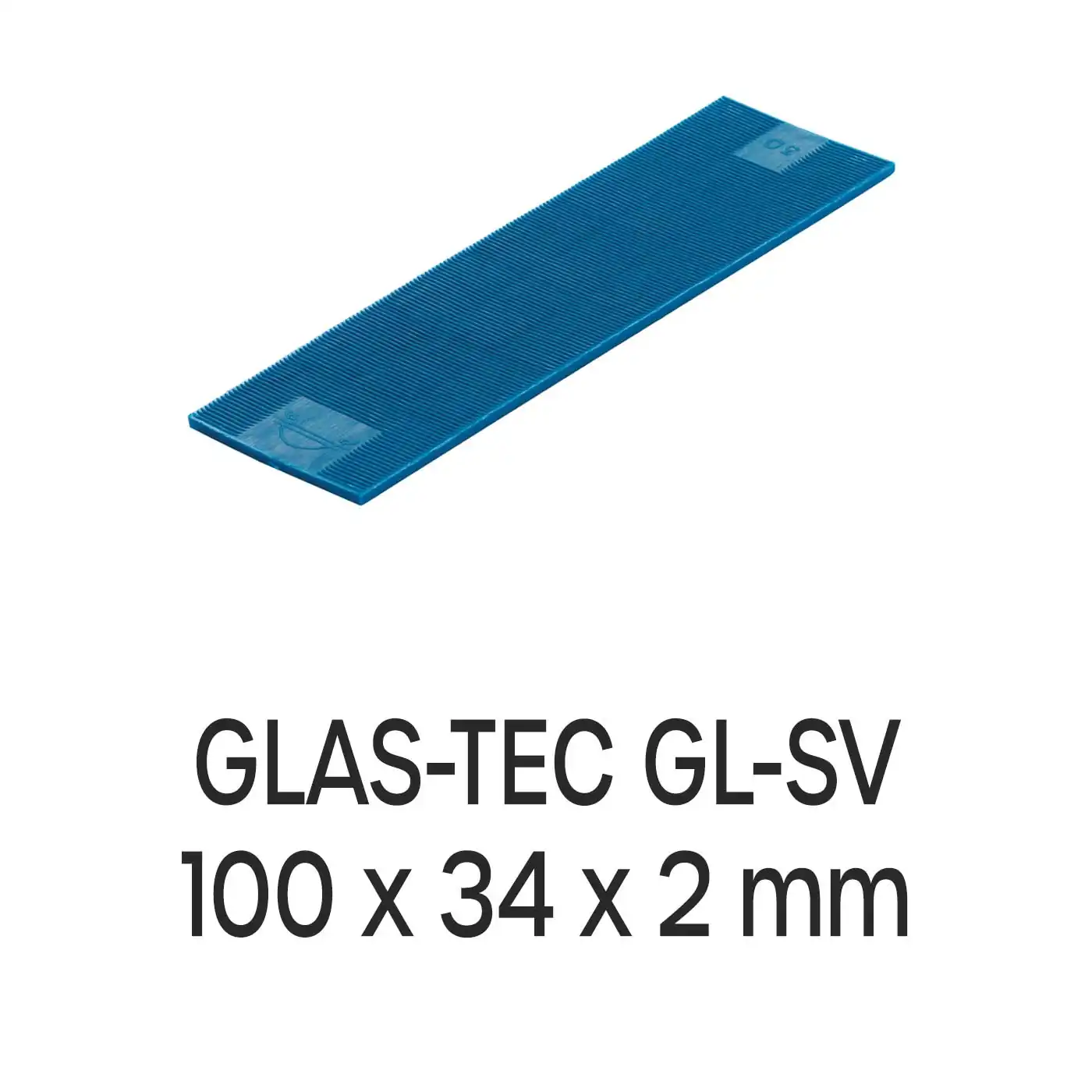 Roto GLAS-TEC GL-SV 100 x 34 x 2 mm Verglasungsklötze 500 Stück