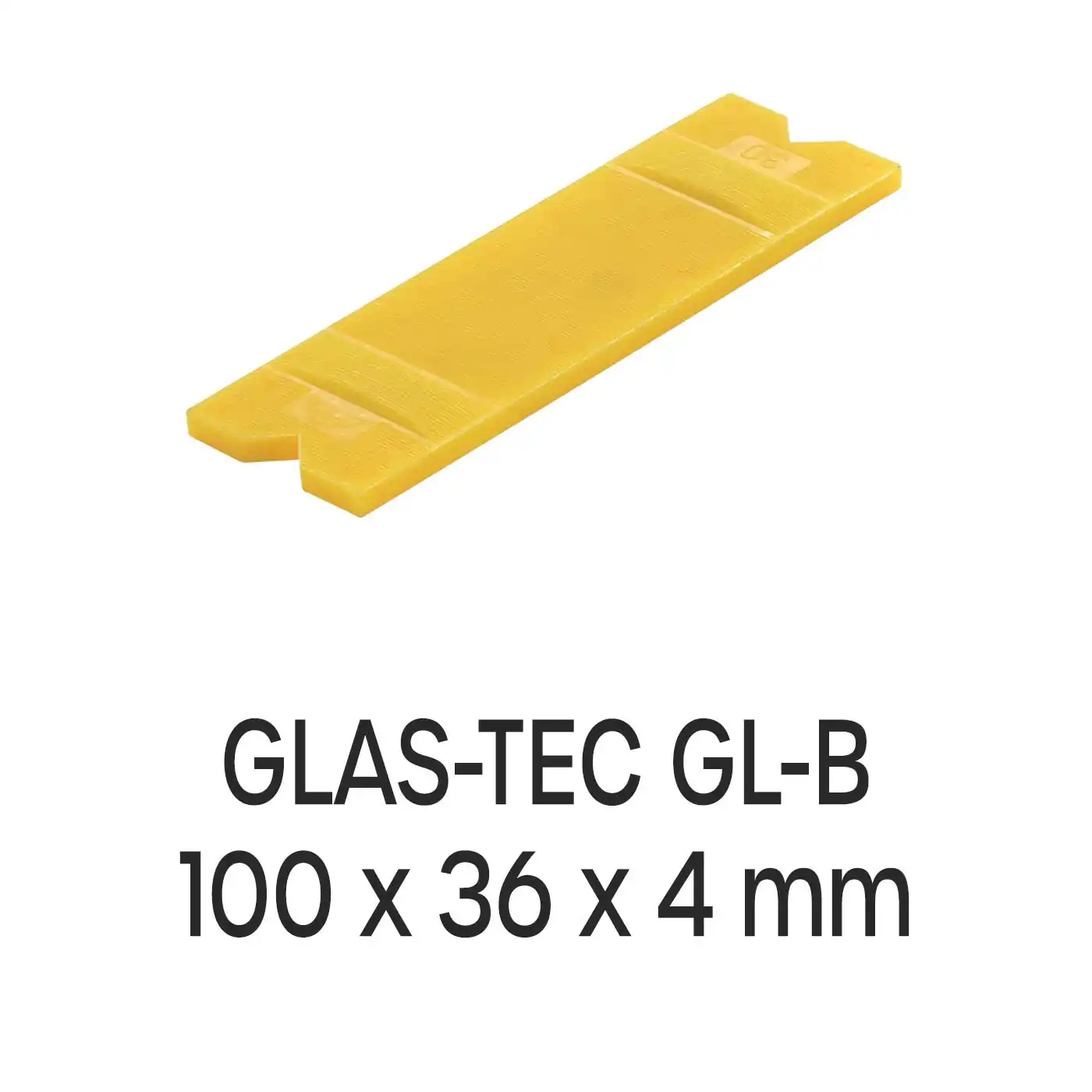 Roto GLAS-TEC GL-B 100 x 36 x 4 mm Verglasungsklötze 500 Stück