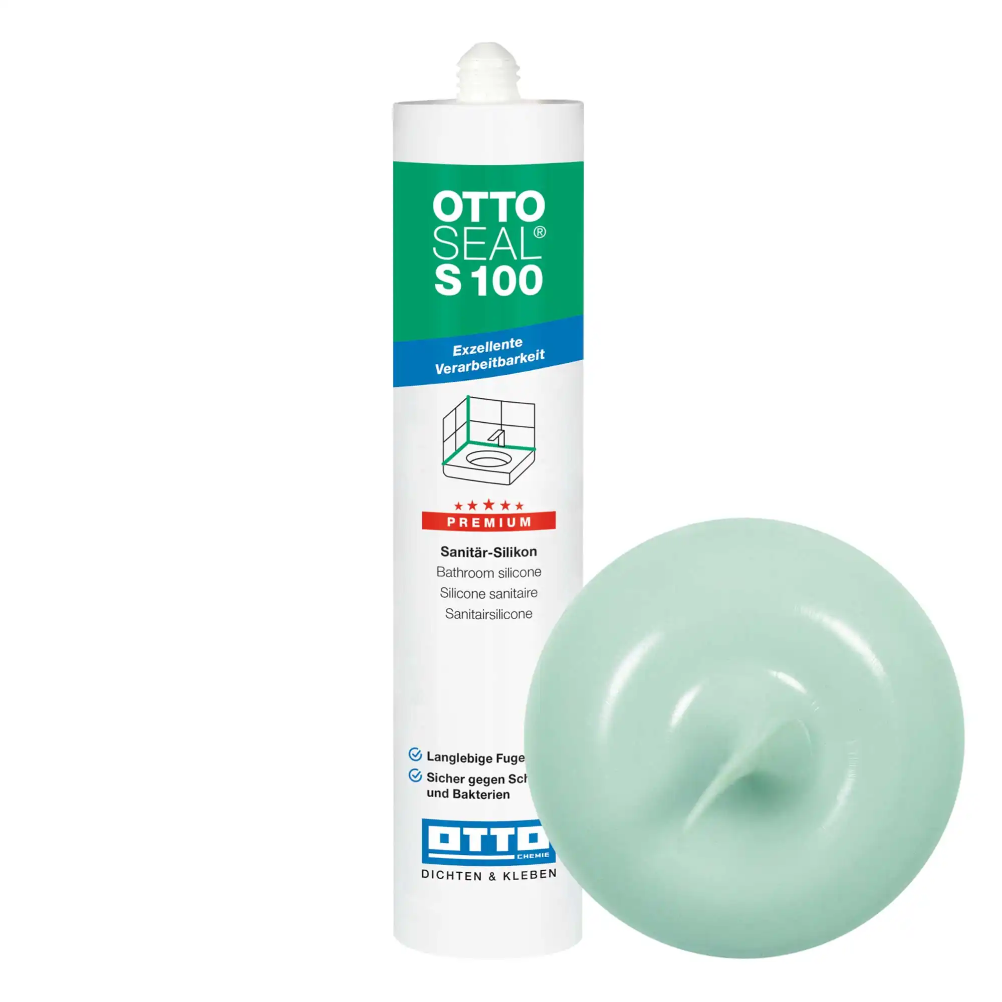 Ottoseal S 100 Sanitär-Silikon Mint C40